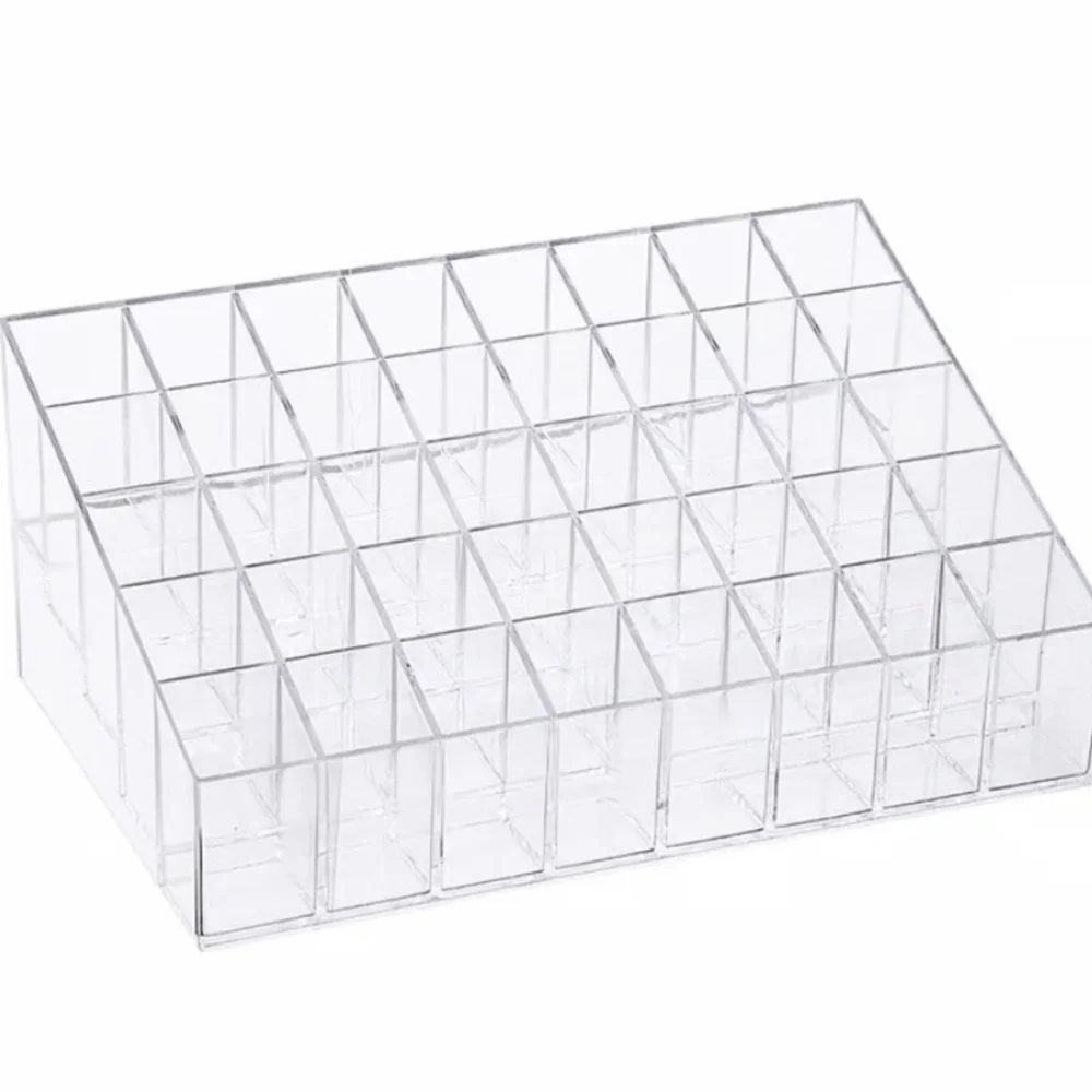 acrylic 40-slot lipstick holder